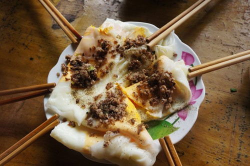 Bánh cuốn trứng, món ăn nổi tiếng chỉ có ở Hà Giang