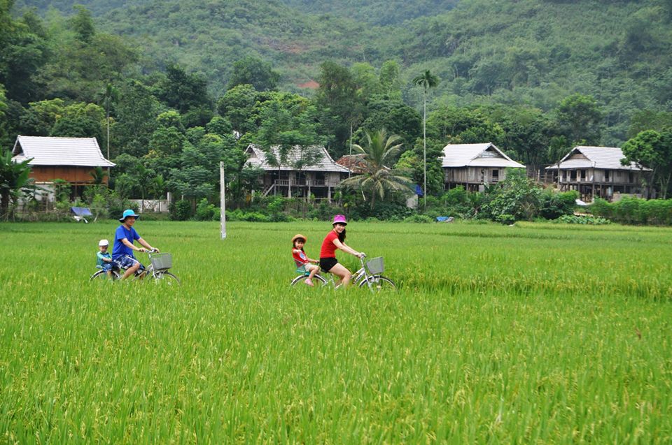 Dạo quanh bản cảm nhận không khí trong lành ở khu du lịch bản Lác Mai Châu Hòa Bình