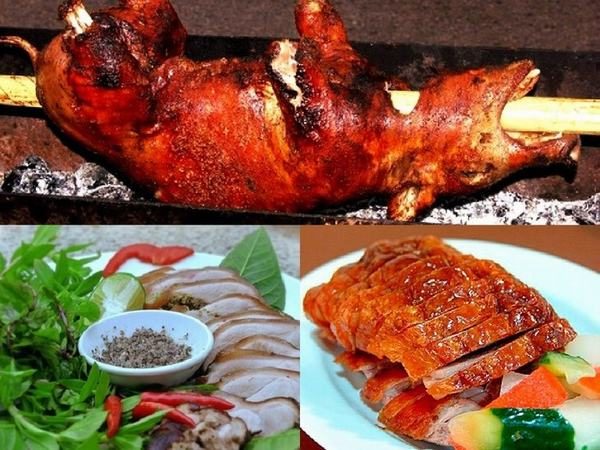 Thịt lợn cắp nách, món ăn nổi tiếng gần xa