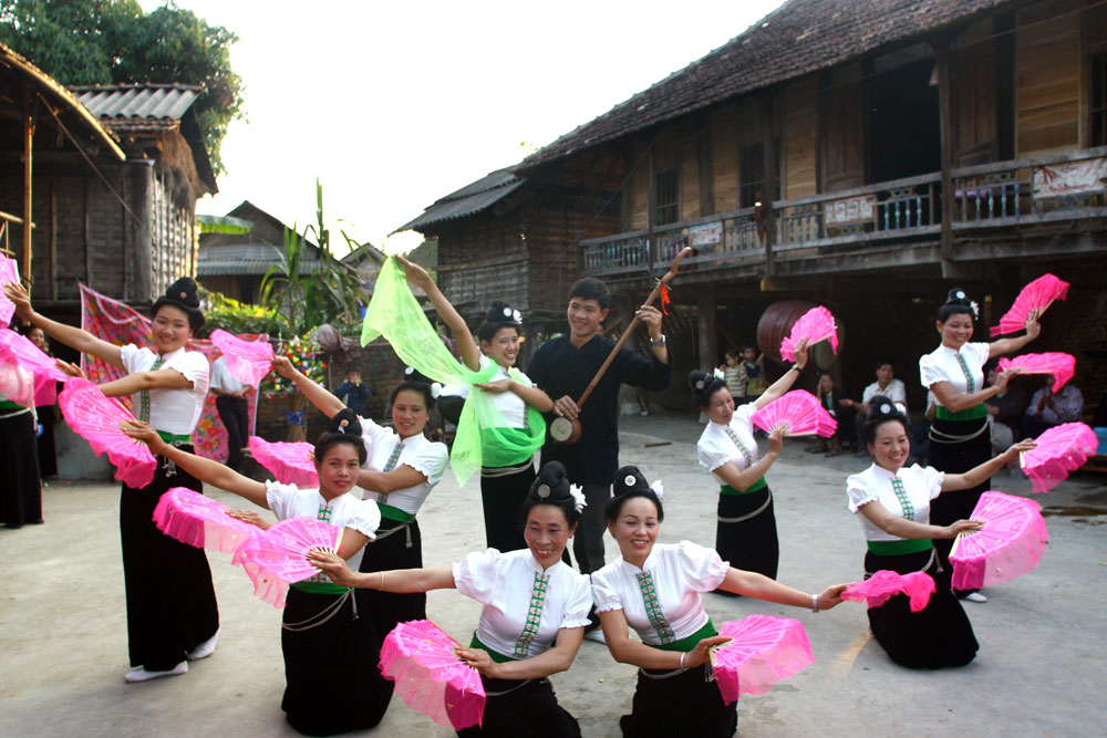 Lễ hội của đồng bào người Thái ở Mộc Châu