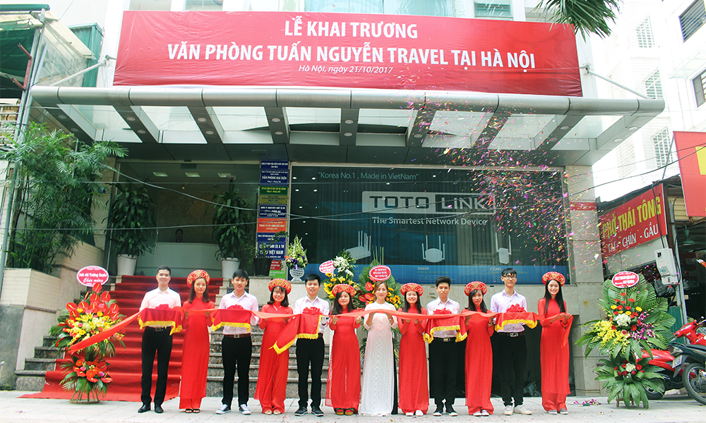 Buổi lễ khai trương Tuấn Nguyễn Travel chi nhánh Hà Nội