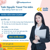 [Tuyển dụng] Tuấn Nguyễn Travel tuyển dụng Sales Tour tháng 2/2026