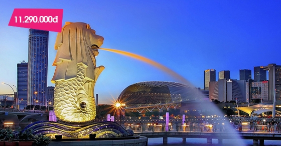 Tour Singapore từ Đà Nẵng 4 ngày 3 đêm - khám phá vương quốc Sư Tử Biển