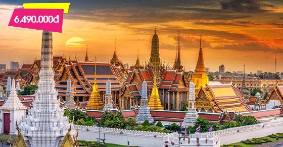 Tour Thái Lan 4 ngày 3 đêm - Bay thẳng từ Đà Nẵng - Chỉ 6.390K